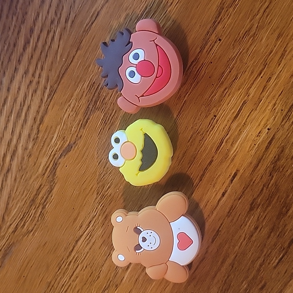 Sesame Street and Care Bears Croc Jibbets